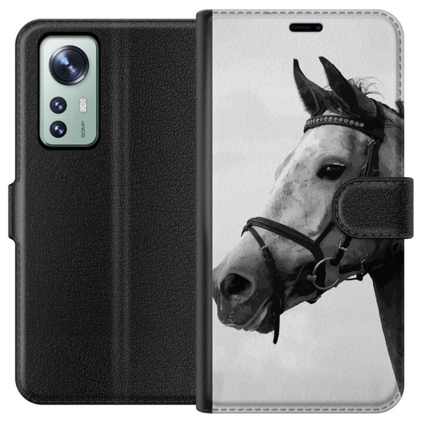 Kompatibel Tegnebogsetui til Xiaomi 12 Hest