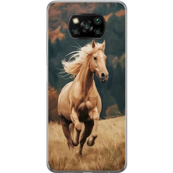 Kompatibel Mobilcover til Xiaomi Poco X3 NFC Løbende Hest