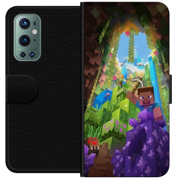 Kompatibel Tegnebogsetui til OnePlus 9 Pro Minecraft