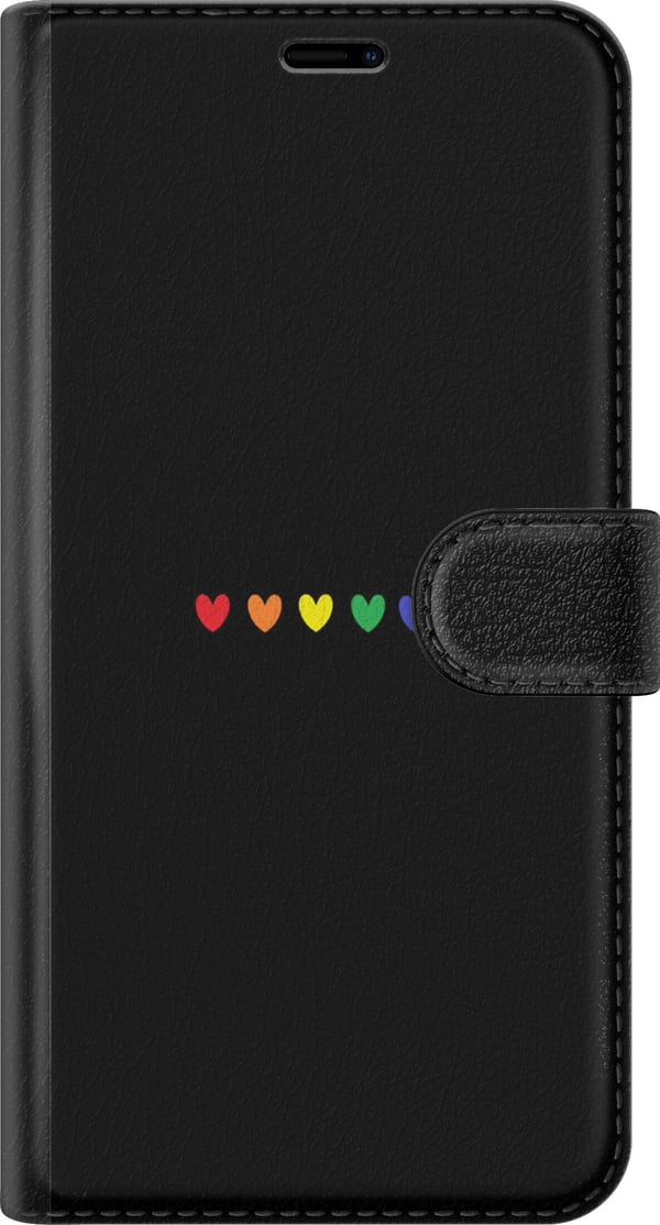 Yhteensopiva Lompakkokotelo Samsung Galaxy S21 Ylpeä Sydämet