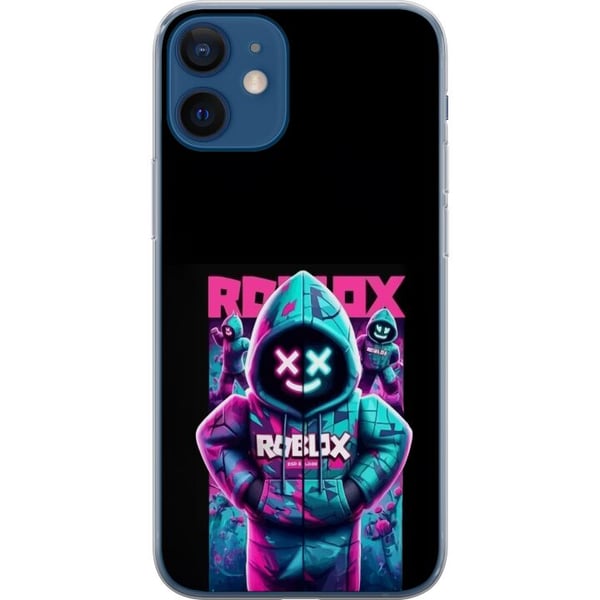 Kompatibel Mobilcover til Apple iPhone 12 Neon Roblox-hættetrøje med coolt gamingmotiv, lysende farver og futuristisk look Kompatibel Mobilcover til Apple iPhone 12 Neon Roblox-hættetrøje med coolt gamingmotiv, lysende farver og futuristisk look