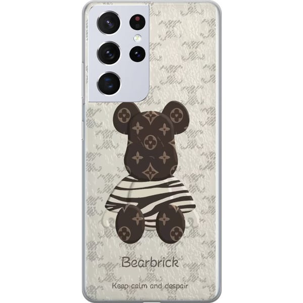 Yhteensopiva Puhelinkuori Samsung Galaxy S21 Ultra 5G Bearbrick-designerlelu keräilyesine