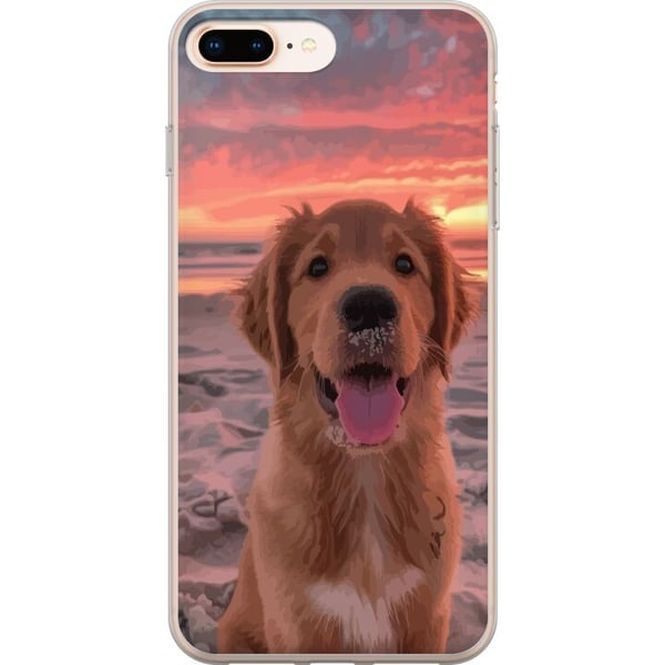 Yhteensopiva Puhelinkuori Apple iPhone 8 Plus Koira Yhteensopiva Puhelinkuori Apple iPhone 8 Plus Koira