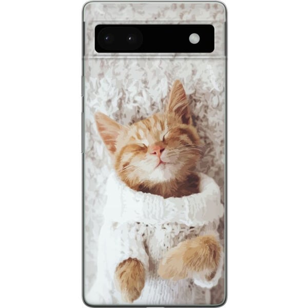 Yhteensopiva Puhelinkuori Google Pixel 6a Kissa