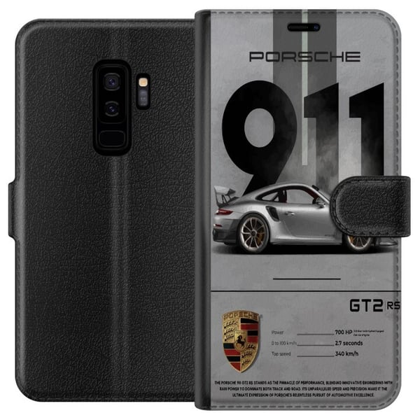 Yhteensopiva Lompakkokotelo Samsung Galaxy S9+ Porsche 911 Yhteensopiva Lompakkokotelo Samsung Galaxy S9+ Porsche 911