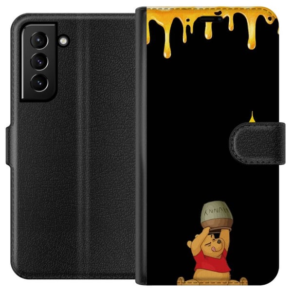 Kompatibelt Plånboksfodral till Samsung Galaxy S21+ 5G Nalle Phu Kompatibelt Plånboksfodral till Samsung Galaxy S21+ 5G Nalle Phu