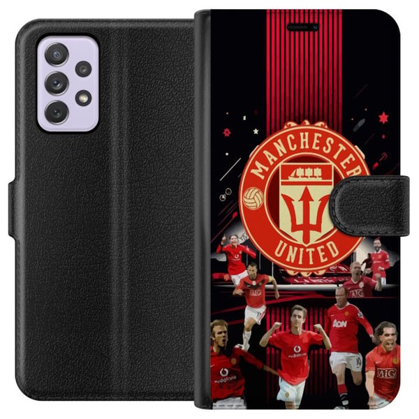 Kompatibelt Lommeboketui til Samsung Galaxy A52s 5G Manchester United F.C.