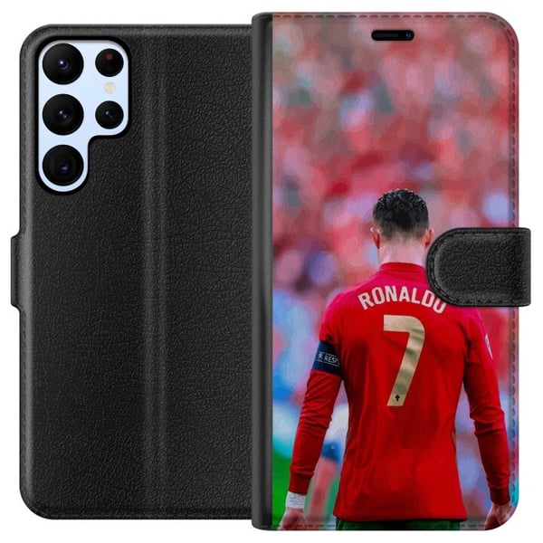 Kompatibel Tegnebogsetui til Samsung Galaxy S22 Ultra 5G Ronaldo