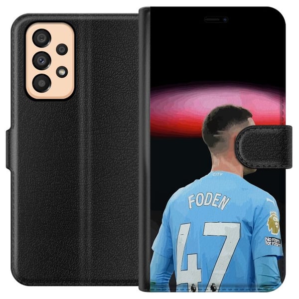 Kompatibel Tegnebogsetui til Samsung Galaxy A33 5G Phil Foden