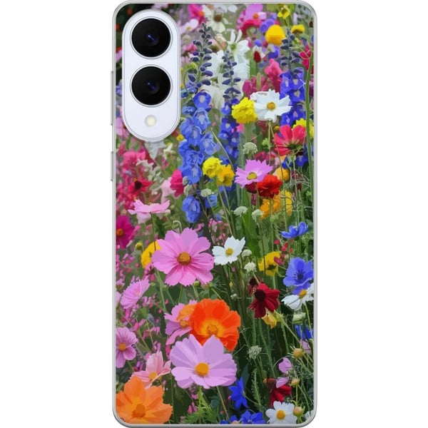 Kompatibelt Mobildeksel til Samsung Galaxy S25 Edge Blomstrete mobildeksel med sommerlig eng og naturmotiv Kompatibelt Mobildeksel til Samsung Galaxy S25 Edge Blomstrete mobildeksel med sommerlig eng og naturmotiv