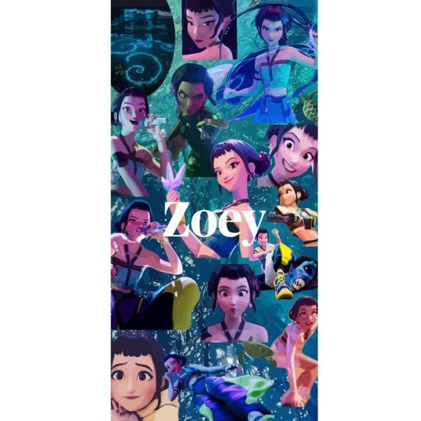 Yhteensopiva Lompakkokotelo Apple iPhone 13 Pro Kpop Demonien metsästäjät Zoey Metsä Kollaasi Mystinen Aura Idoli Voima Hehku