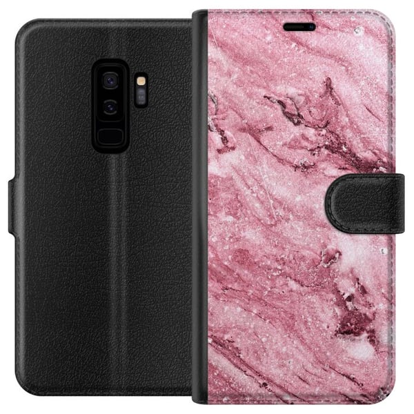 Kompatibelt Lommeboketui til Samsung Galaxy S9+ Glitrer Marmor Kompatibelt Lommeboketui til Samsung Galaxy S9+ Glitrer Marmor