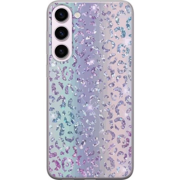 Kompatibelt Mobilskal till Samsung Galaxy S23+ Glitter Leopard