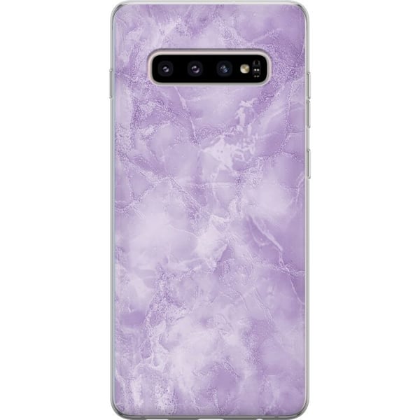 Kompatibelt Mobilskal till Samsung Galaxy S10+ Marmor