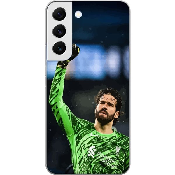 Yhteensopiva Puhelinkuori Samsung Galaxy S22 5G Alisson Liverpool Brasilian ainoa maalivahti listalla jalkapallo maalivahti reaktiokykyinen vakaa luo