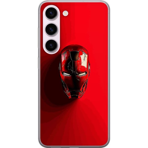 Kompatibelt Mobildeksel til Samsung Galaxy S23 Iron Man Marvel hjelm plakat Avengers Tony Stark maske rød superhelt retro tegneserieillustrasjon desi Kompatibelt Mobildeksel til Samsung Galaxy S23 Iron Man Marvel hjelm plakat Avengers Tony Stark maske rød superhelt retro tegneserieillustrasjon desi