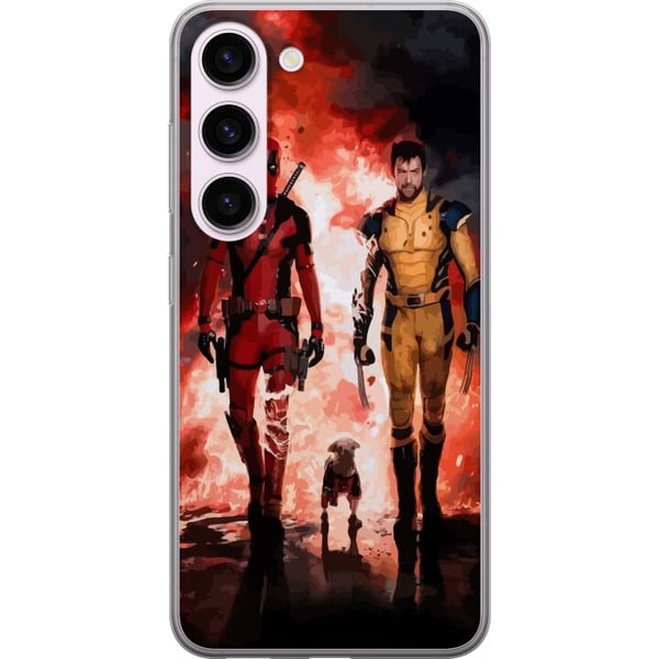 Kompatibel Mobilcover til Samsung Galaxy S23 Wolverine Deadpool Kompatibel Mobilcover til Samsung Galaxy S23 Wolverine Deadpool