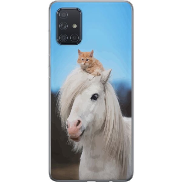 Kompatibel Mobilcover til Samsung Galaxy A71 Ulve
