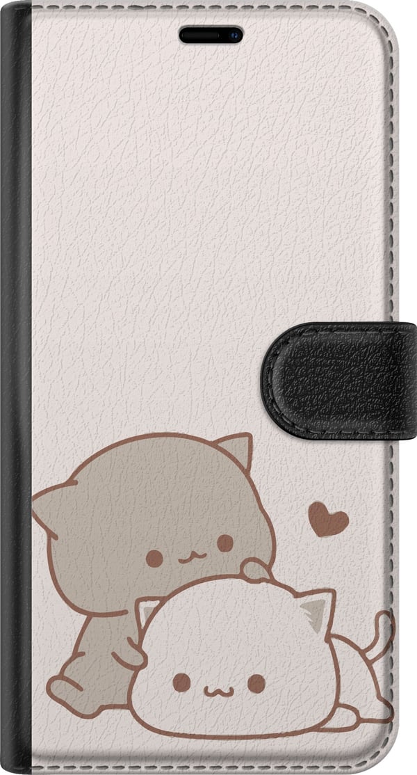 Kompatibelt Plånboksfodral till Samsung Galaxy A13 Kawaii Söta katter