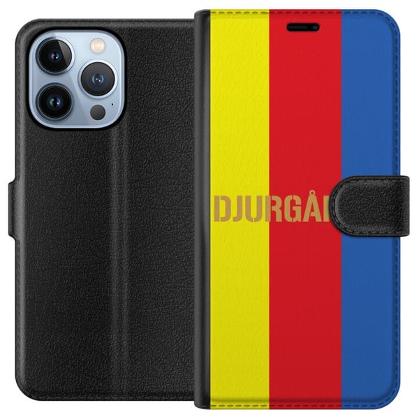 Yhteensopiva Lompakkokotelo Apple iPhone 13 Pro Djurgården Yhteensopiva Lompakkokotelo Apple iPhone 13 Pro Djurgården