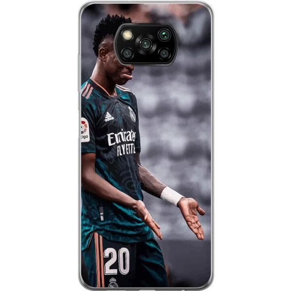 Kompatibel Mobilcover til Xiaomi Poco X3 NFC Vinicius Junior, brasiliansk fodboldstjerne