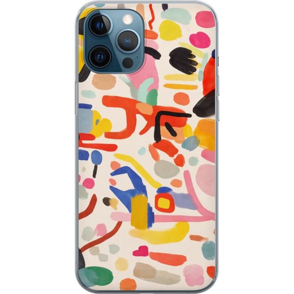 Kompatibel Mobilcover til Apple iPhone 12 Pro Legende farveeksplosion i moderne abstrakt stil