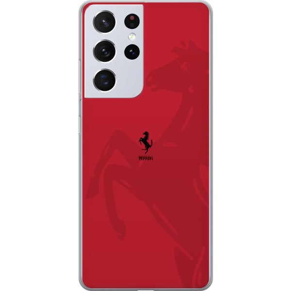 Kompatibel Mobilcover til Samsung Galaxy S21 Ultra 5G Ferrari