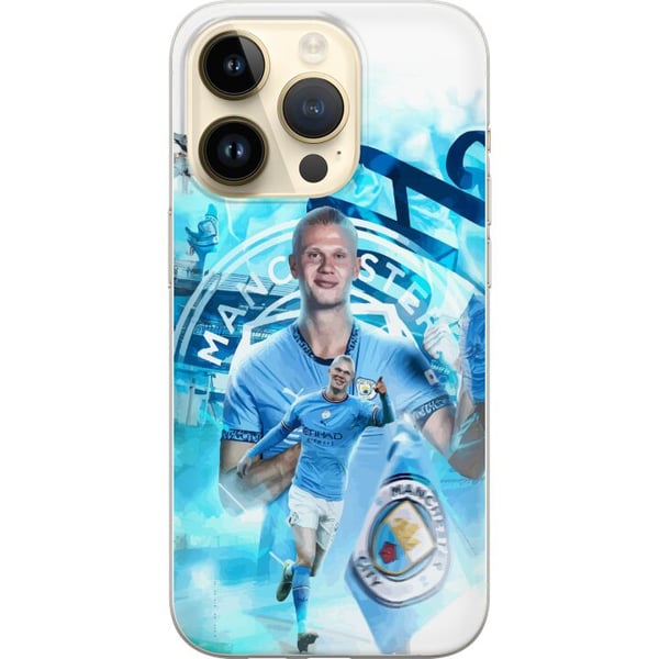 Kompatibel Mobilcover til Apple iPhone 14 Pro Erling Haaland Manchester City Norge ultrahurtig og stærk angriber med utrolig effektivitet og topnivea