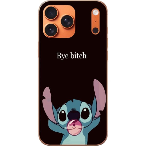 Kompatibel Mobilcover til Apple iPhone 17 Pro Max Bye bitch, Stitch