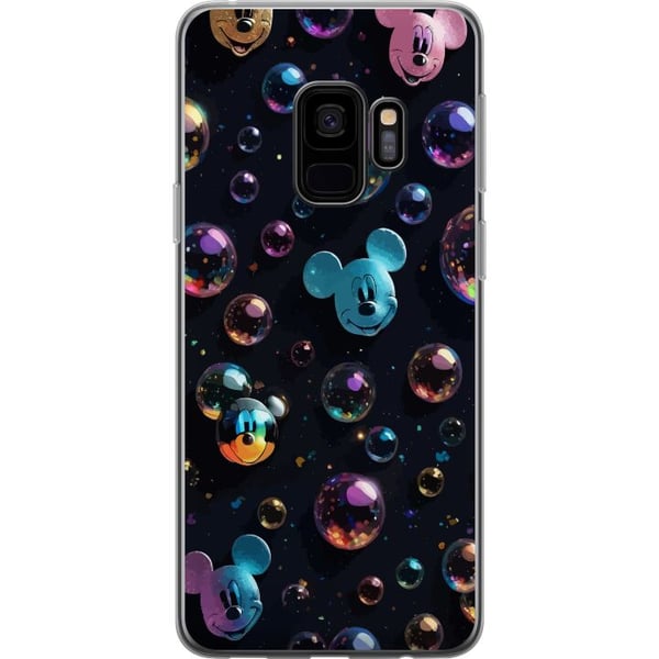 Kompatibel Mobilcover til Samsung Galaxy S9 Musse Pigg Disney Bubblor Design Roligt Motiv Populär