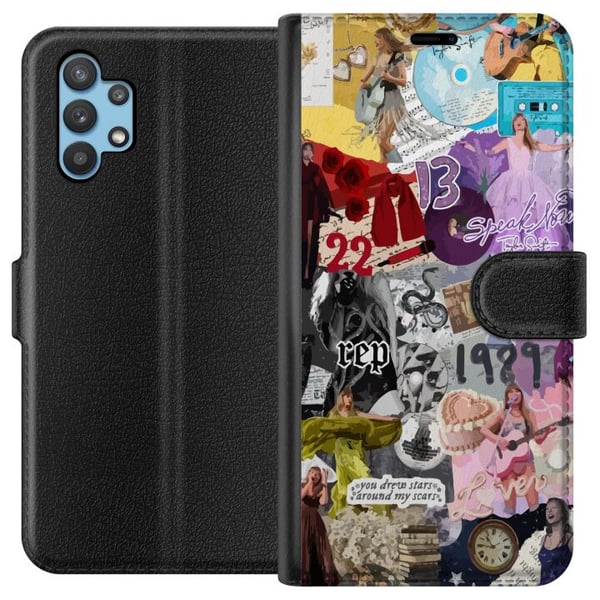 Kompatibelt Plånboksfodral till Samsung Galaxy A32 5G Taylor Swift - 13 22 Kompatibelt Plånboksfodral till Samsung Galaxy A32 5G Taylor Swift - 13 22