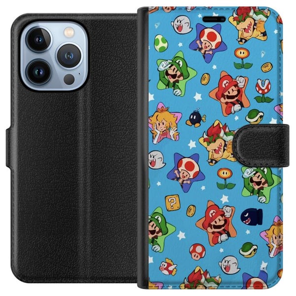 Yhteensopiva Lompakkokotelo Apple iPhone 13 Pro Nintendo Mario Switch -pelihahmo