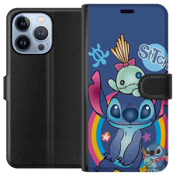 Yhteensopiva Lompakkokotelo Apple iPhone 13 Pro Stitch ja ystävä Yhteensopiva Lompakkokotelo Apple iPhone 13 Pro Stitch ja ystävä