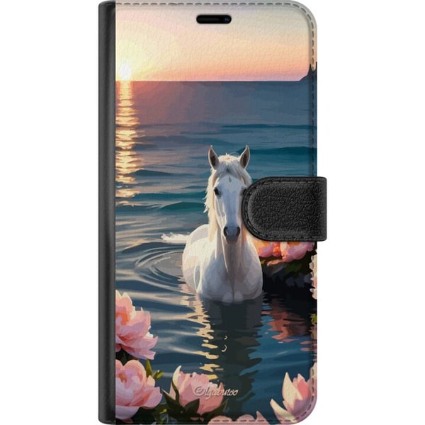 Kompatibelt Plånboksfodral till Samsung Galaxy S8 Badande häst