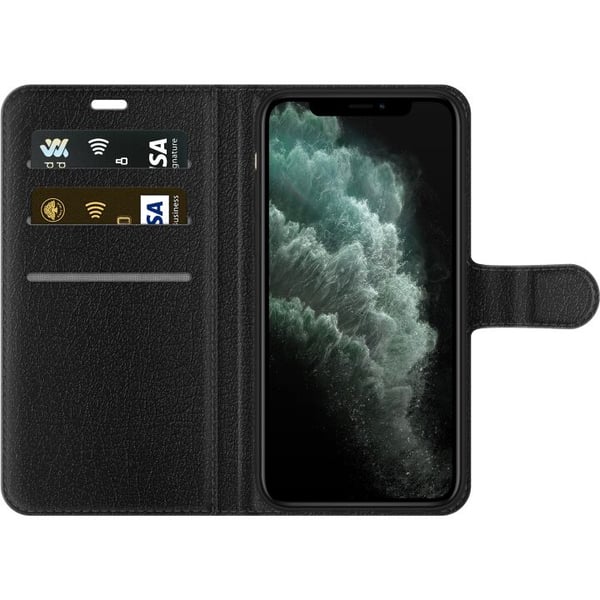Kompatibel Tegnebogsetui til Apple iPhone 11 Pro Fodbold