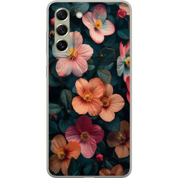 Kompatibelt Mobildeksel til Samsung Galaxy S21 FE 5G Blomster