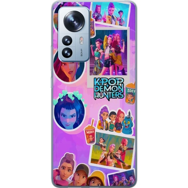 Kompatibel Mobilcover til Xiaomi 12 Pro KPop Demon Hunters kawaii samlerfigur