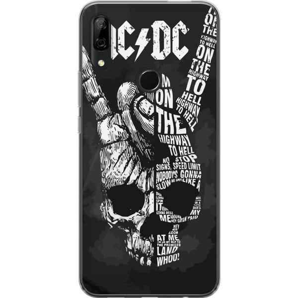 Kompatibelt Mobilskal till Huawei P Smart Z ACDC Rock Music Band Guitar Classic