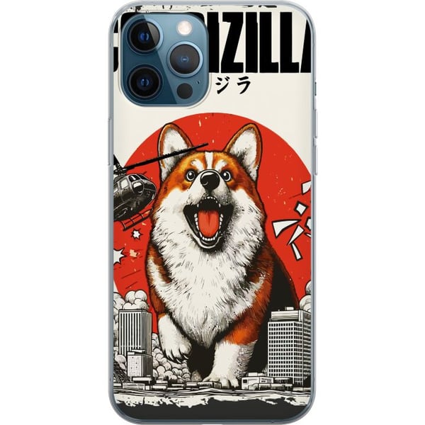 Yhteensopiva Puhelinkuori Apple iPhone 12 Pro Corgizilla Yhteensopiva Puhelinkuori Apple iPhone 12 Pro Corgizilla