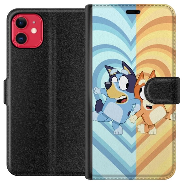 Kompatibel Tegnebogsetui til Apple iPhone 11 Bluey Kompatibel Tegnebogsetui til Apple iPhone 11 Bluey