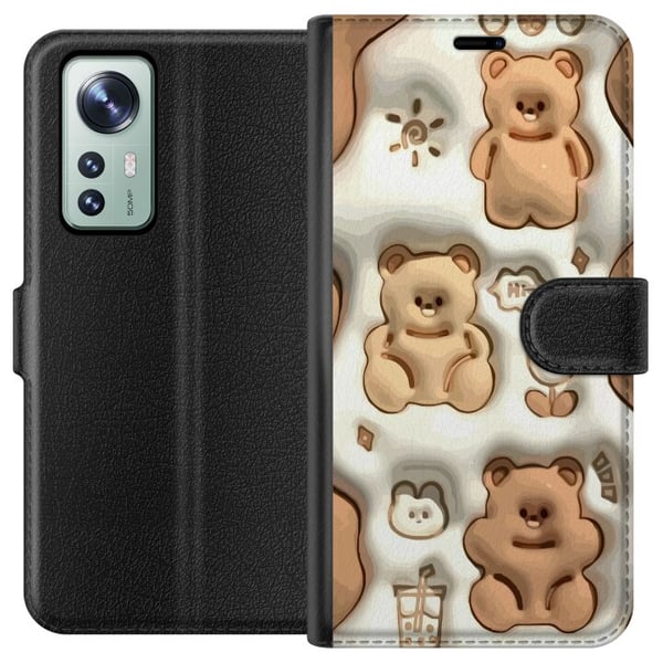 Yhteensopiva Lompakkokotelo Xiaomi 12 Kuplivat Karhut Yhteensopiva Lompakkokotelo Xiaomi 12 Kuplivat Karhut