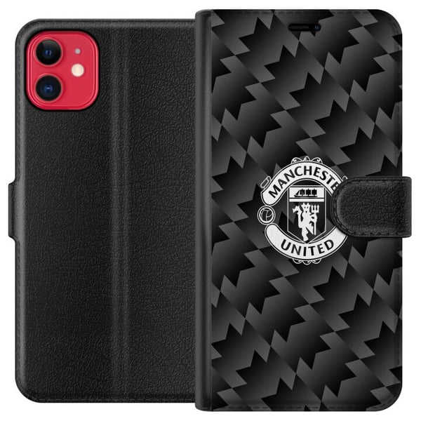 Kompatibelt Plånboksfodral till Apple iPhone 11 Manchester United FC Kompatibelt Plånboksfodral till Apple iPhone 11 Manchester United FC