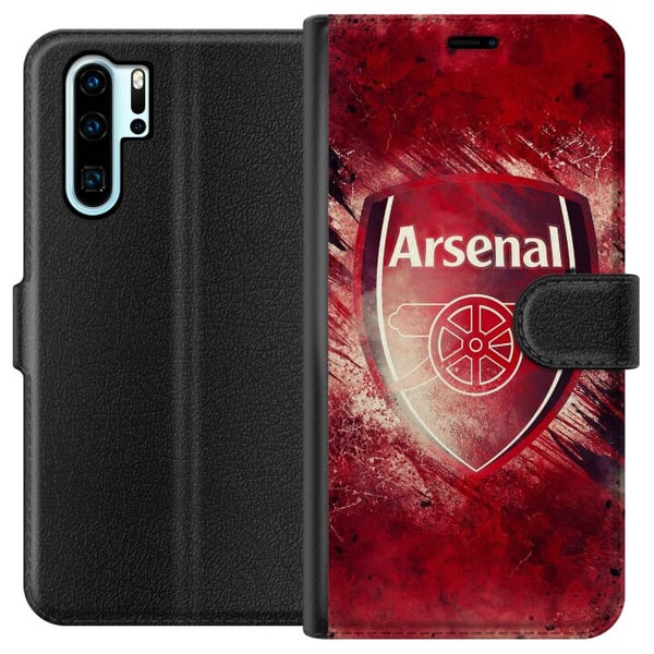 Kompatibelt Lommeboketui til Huawei P30 Pro Arsenal Fotball Kompatibelt Lommeboketui til Huawei P30 Pro Arsenal Fotball
