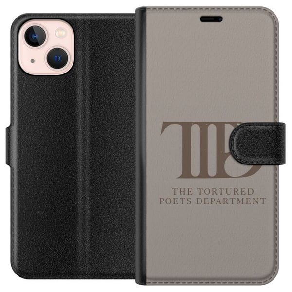 Kompatibelt Plånboksfodral till Apple iPhone 13 mini Taylor Swift - the tortured poets department Kompatibelt Plånboksfodral till Apple iPhone 13 mini Taylor Swift - the tortured poets department