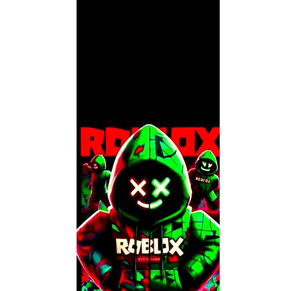 Yhteensopiva Lompakkokotelo Apple iPhone 13 Pro Roblox Shadow Squad -designi tummalla, neonhenkisellä tyylillä, jossa on vihreitä ja punaisia kontras