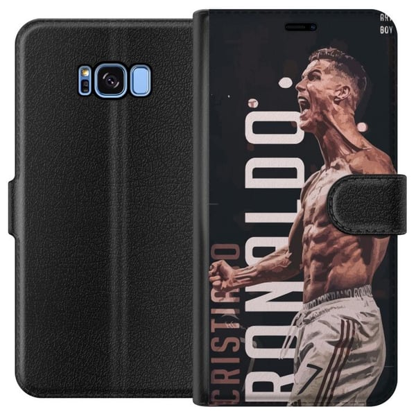 Kompatibelt Plånboksfodral till Samsung Galaxy S8 Ronaldo Kompatibelt Plånboksfodral till Samsung Galaxy S8 Ronaldo