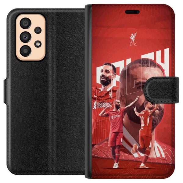 Yhteensopiva Lompakkokotelo Samsung Galaxy A33 5G Mohamed Salah Liverpool Egypti nopea luova laitahyökkääjä ja Valioliigan ikoni, joka tunnetaan maal Yhteensopiva Lompakkokotelo Samsung Galaxy A33 5G Mohamed Salah Liverpool Egypti nopea luova laitahyökkääjä ja Valioliigan ikoni, joka tunnetaan maal