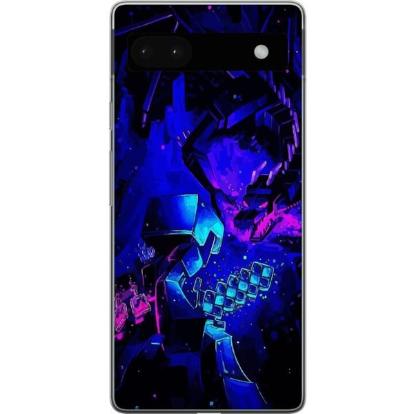 Yhteensopiva Puhelinkuori Google Pixel 6a Minecraft