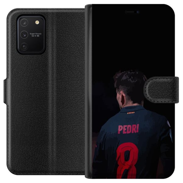 Kompatibelt Lommeboketui til Samsung Galaxy S10 Lite Pedri FC Barcelona Fotball Spansk Midtbanespiller Mål Sportsmotivasjon Fans Barn Ungdom Kompatibelt Lommeboketui til Samsung Galaxy S10 Lite Pedri FC Barcelona Fotball Spansk Midtbanespiller Mål Sportsmotivasjon Fans Barn Ungdom