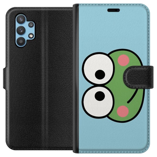 Kompatibelt Plånboksfodral till Samsung Galaxy A32 5G Keroppi Smile Kompatibelt Plånboksfodral till Samsung Galaxy A32 5G Keroppi Smile